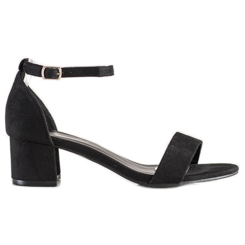 SHELOVET Sandaler på en låg bar svart