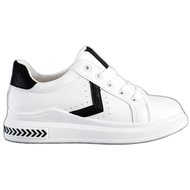 SHELOVET Eco Leather Sneakers vit