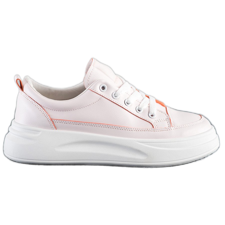 SHELOVET Mode sneakers på plattformen rosa