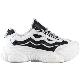 SHELOVET Svartvita sneakers