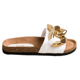 S. BARSKI Vita mode tofflor