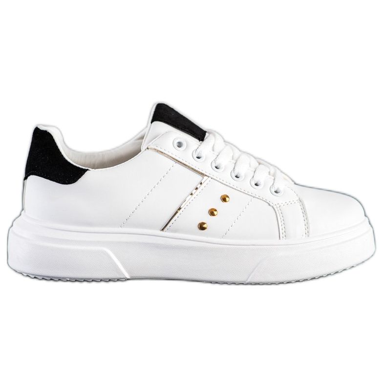SHELOVET Eco Leather Sneakers vit