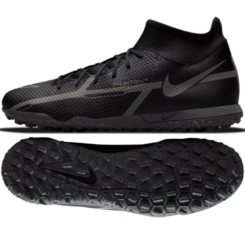 Nike Phantom GT2 Club Dynamic Fit Tf M DC0820 004 fotbollsskor svart svart