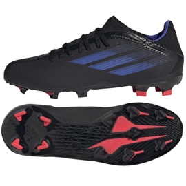 Adidas X Speedflow.3 Fg Jr FY3306 fotbollsskor svart svart