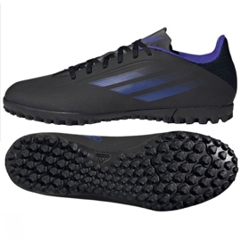 Adidas X Speedflow.4 Tf M FY3333 fotbollsskor svart svart
