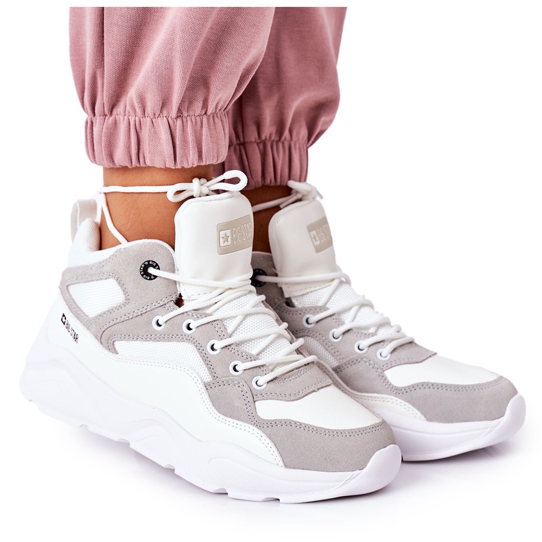 Kvinnors sportskor Sneakers Big Star GG274643 Vit