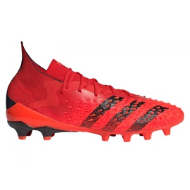 Adidas Predator Freak.1 Ag M FY6253 fotbollsskor röd röd