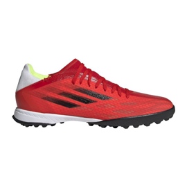 Adidas X Speedflow.3 Tf M FY3310 fotbollsskor mångfärgad apelsiner och röda