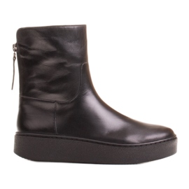 Marco Shoes Isolerade sportstövletter med fållad undersida svart