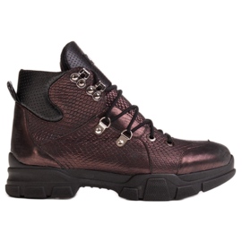 Marco Shoes Sports damskor med lätt höst-vinterisolering purpur