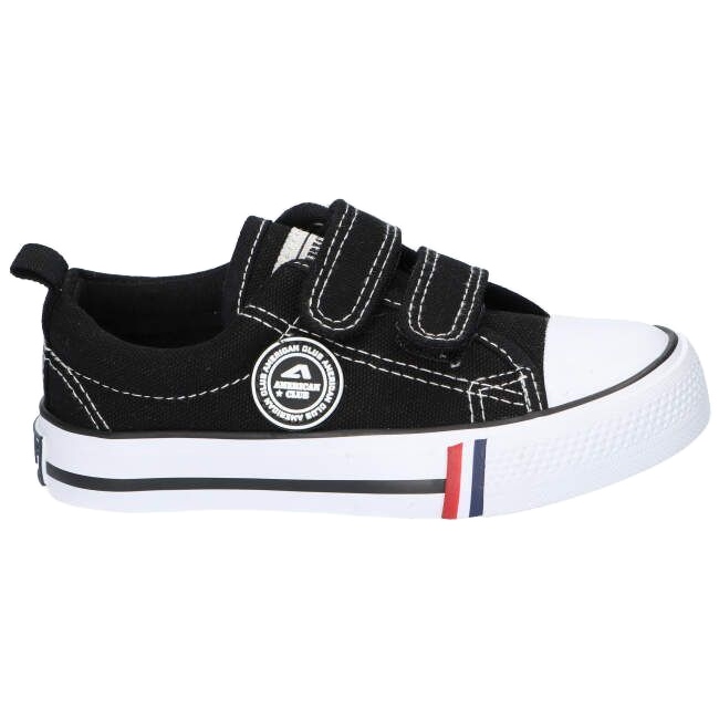Svarta American Club LH35 kardborre sneakers