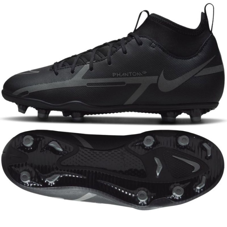 Nike Phantom GT2 Club Dynamic Fit FG / MG Jr DC0822 004 fotbollsskor svart svart