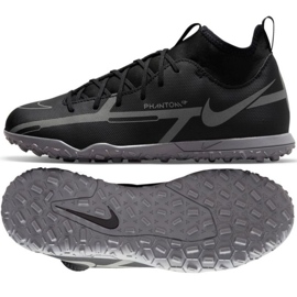 Nike Phantom GT2 Club Dynamic Fit Tf Jr DC0826 004 fotbollsskor svart svart