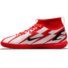 Nike Mercurial Superfly 8 Academy CR7 Ic Jr DB2676 600 fotbollsskor mångfärgad vit