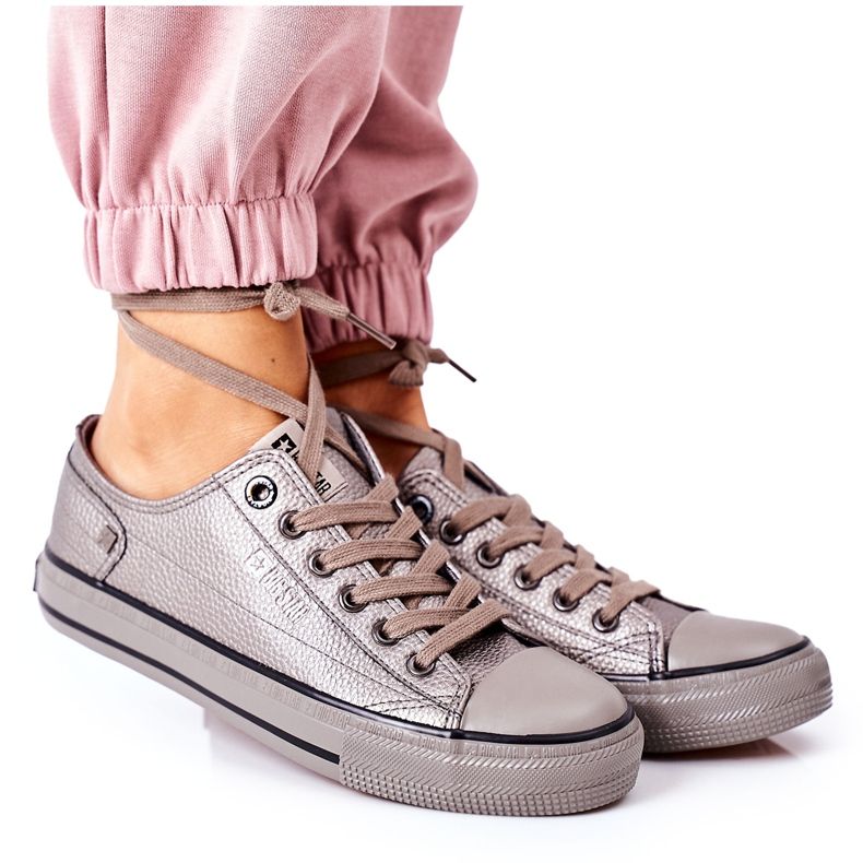 Sneakers för damer Big Star II274003 Grafit mångfärgad