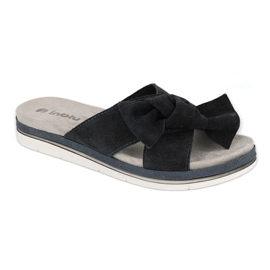 Inblu tofflor damskor 158D156 marinblå