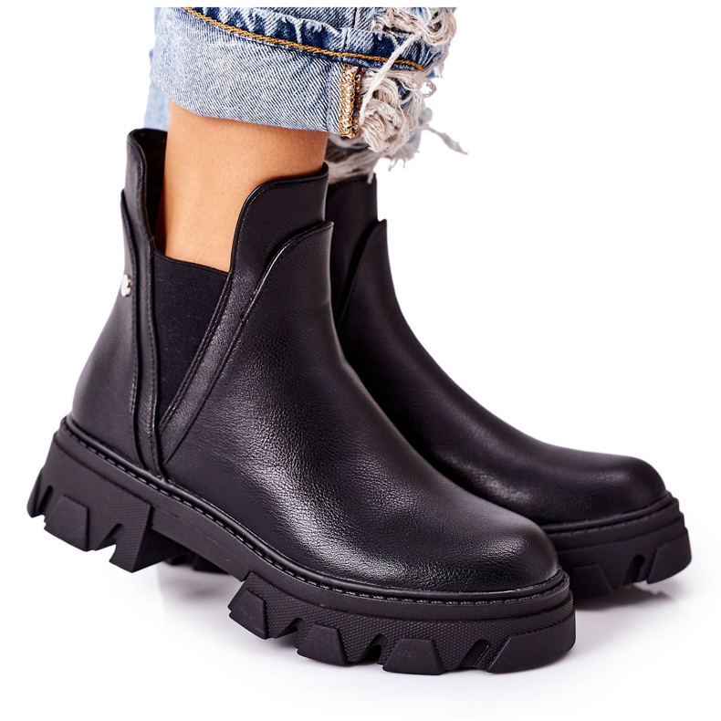 PS1 Warm Boots Black Jodhpur boots Hashtag svart