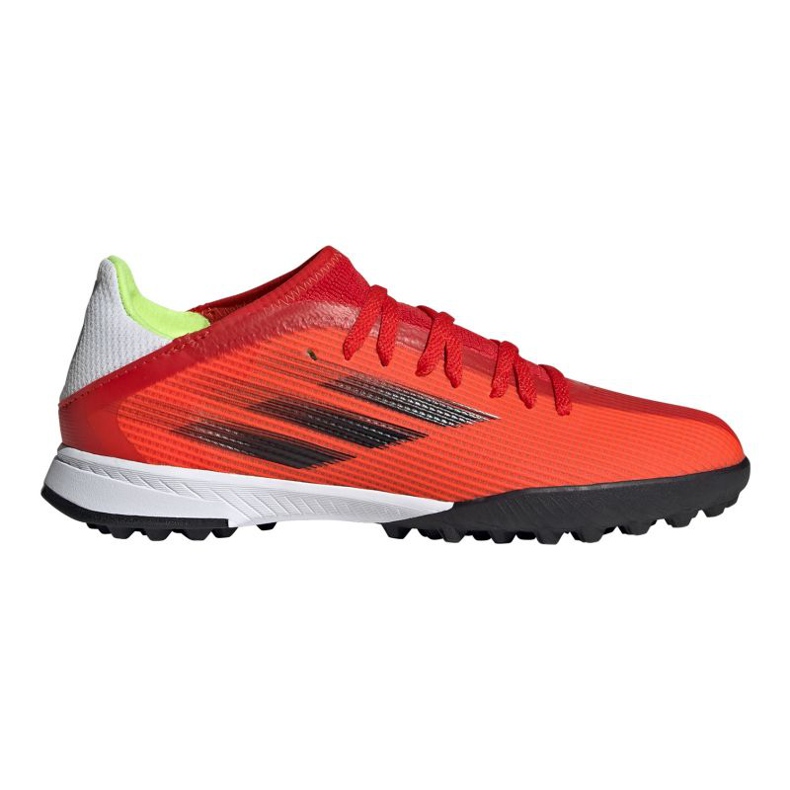 Adidas X Speedflow.3 Tf Jr FY3321 fotbollsskor mångfärgad apelsiner och röda