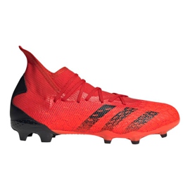 Adidas Predator Freak.3 Fg M FY6279 fotbollsskor röd apelsiner och röda