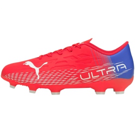 Puma Ultra 4.3 Fg Ag Jr 106538 01 fotbollsskor röd röd