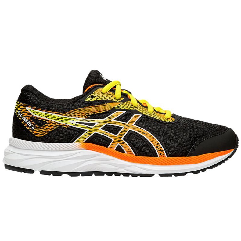 Asics Gel-Excite 6 Gs Jr 1014A079-003 svart orange gul