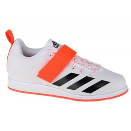 Adidas Powerlift 4 M GZ2865 skor vit svart orange