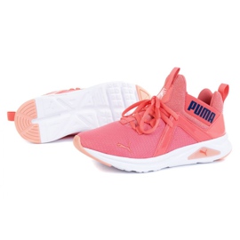 Puma Enzo 2 Sparkle Jr 194573 03 svart rosa
