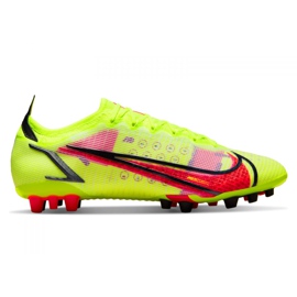 Nike Vapor 14 Elite Ag M CZ8717-760 fotbollsskor gul grön