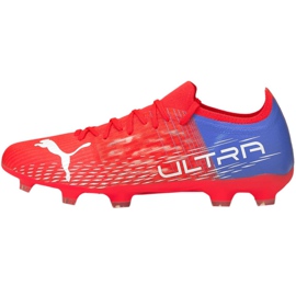 Fotbollsskor Puma Ultra 3.3 Fg Ag M 106523 01 röd apelsiner och röda