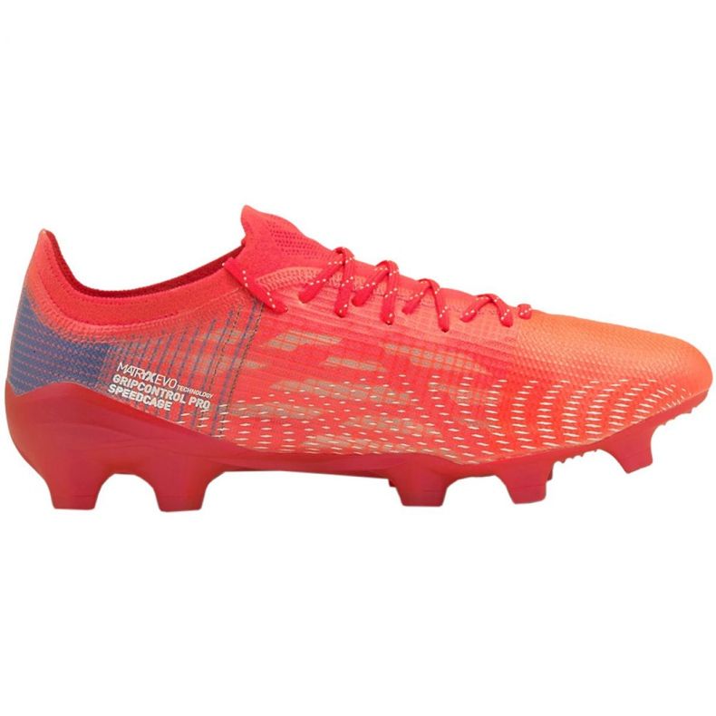 Fotbollsskor Puma Ultra 1.3 Fg Ag M 106477 02 röd apelsiner och röda