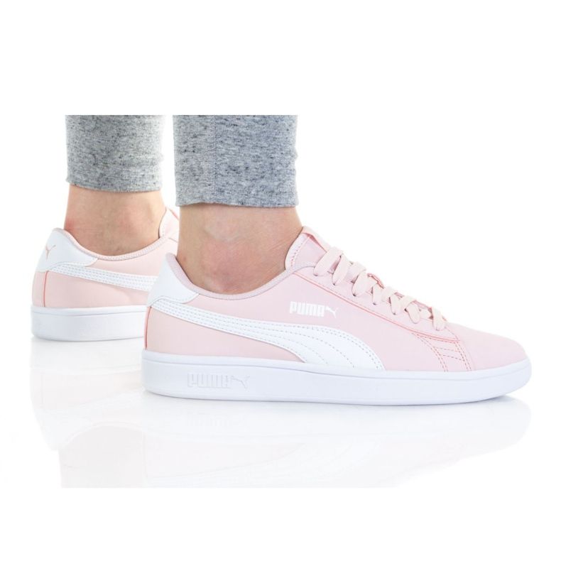 Puma Smash V2 Buck Jr 365182 35 skor svart rosa