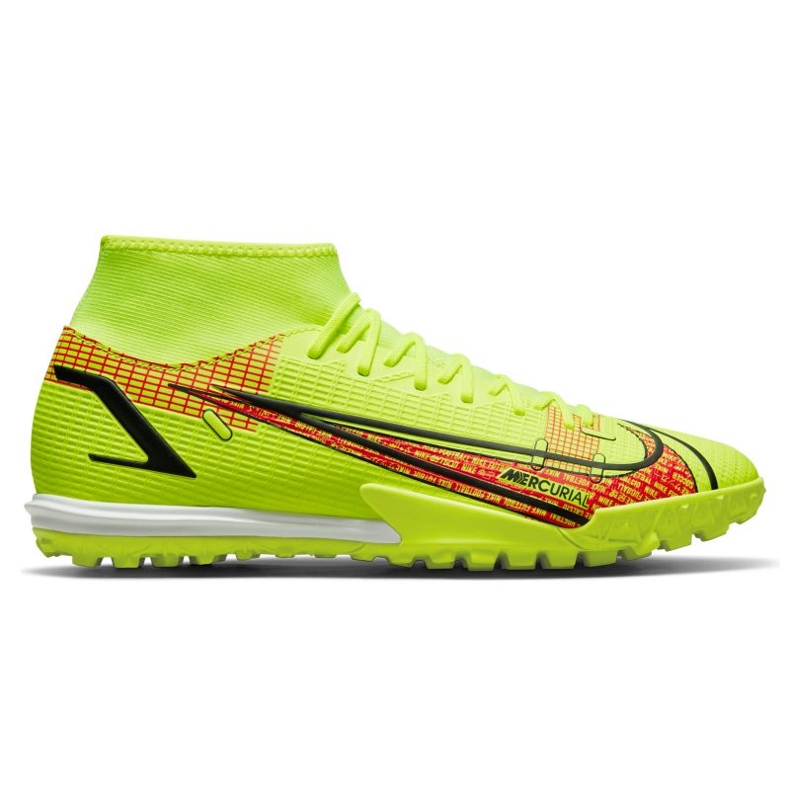 Nike Superfly 8 Academy Tf M CV0953-760 fotbollsskor grön grön