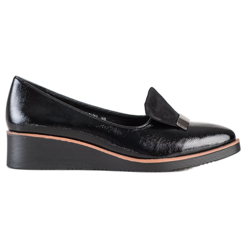 W. Potocki Brogues med insula i mocka svart