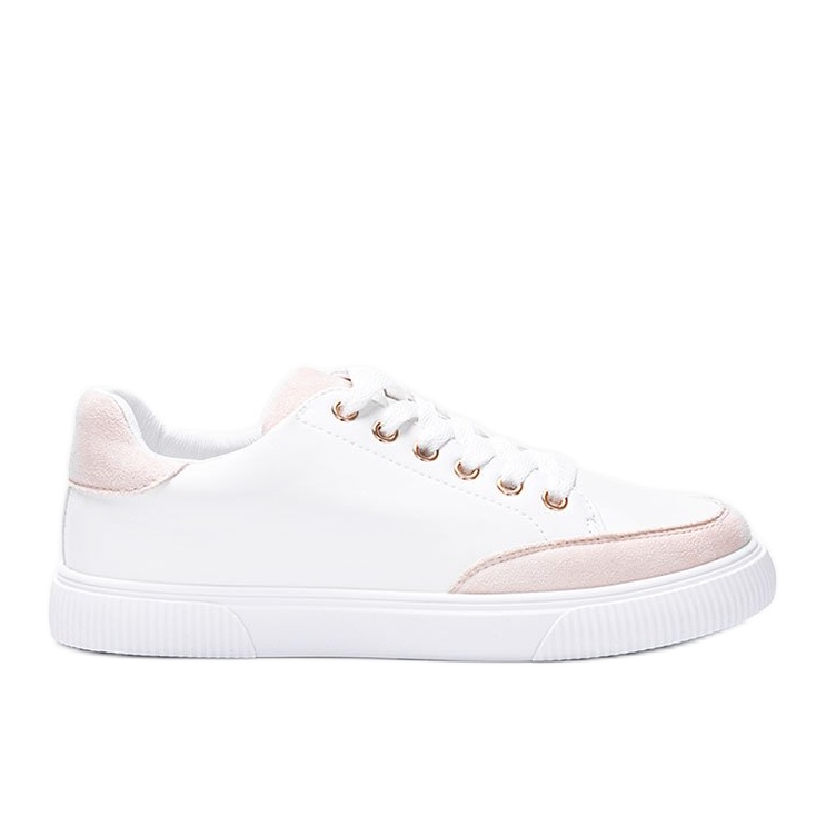 Brighton vita och beige sneakers
