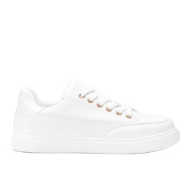 Brighton vita sneakers för kvinnor