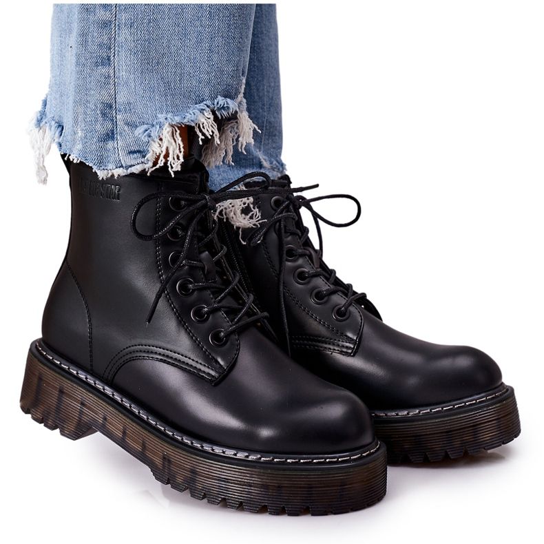 Kvinnors isolerade Workers Big Star II274110 Svart