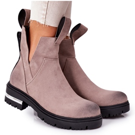 PS1 Warm Booties Jodhpur -stövlar med dragkedja Gray My Way grå