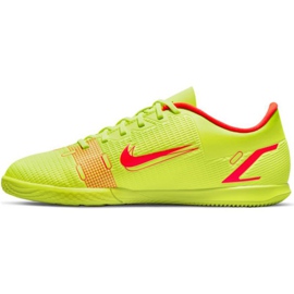 Nike Mercurial Vapor 14 Club Ic Jr CV0826 760 fotbollsskor gul grön