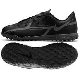Nike Phantom GT2 Club Tf Jr DC0827 004 fotbollsskor svart svart