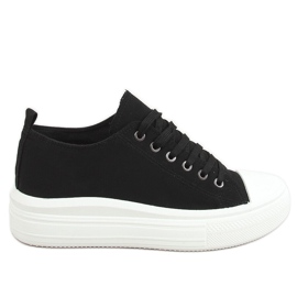 Svarta damsneakers PC12P Svart