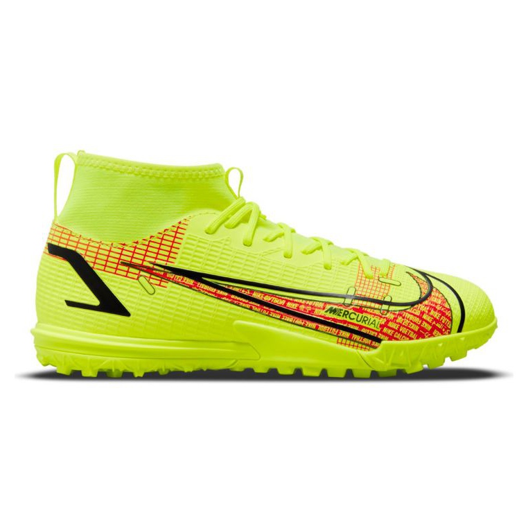 Nike Mercurial Superfly 8 Academy Tf Jr fotbollsskor CV0789-760 mångfärgad gula färger