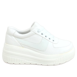Vita högsula sneakers E3141 Vit