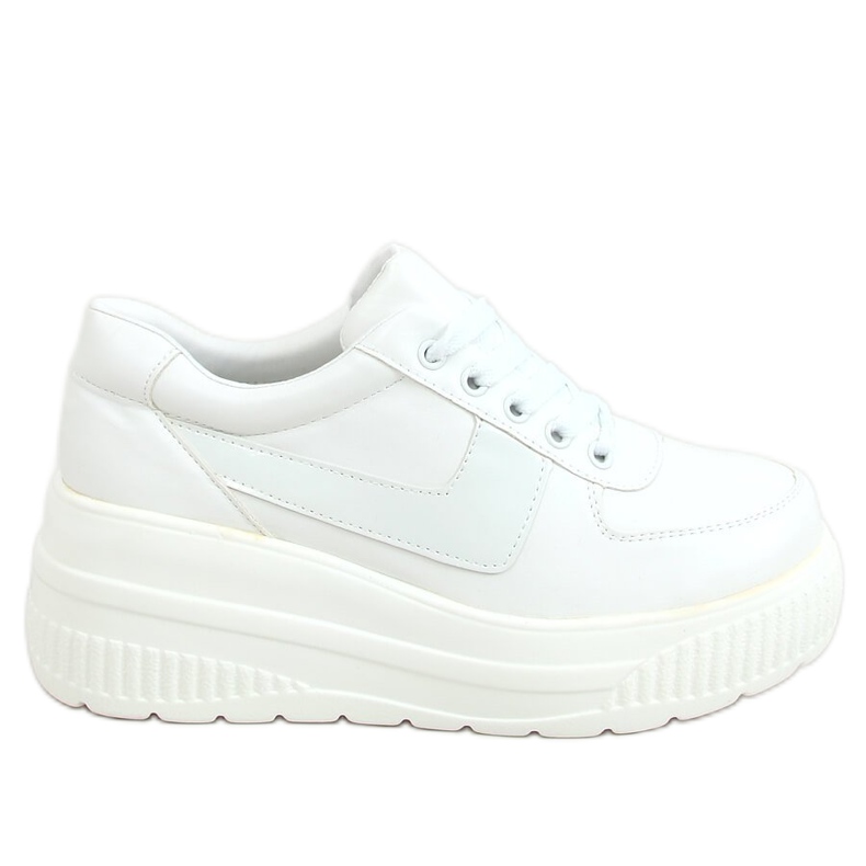Vita högsula sneakers E3141 Vit