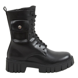 Svart Arbetare med en ficka UK50P Svart