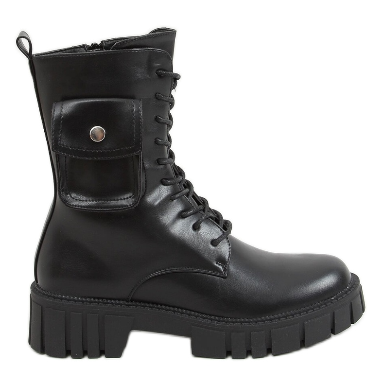 Svart Arbetare med en ficka UK50P Svart