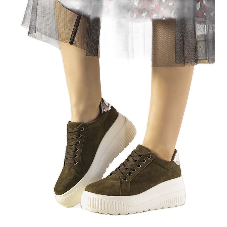 Gröna högklackade sportskor från Rapter