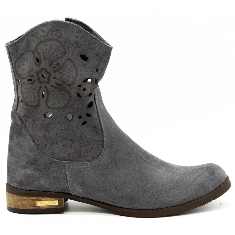 Olivier Bekväma Jess mörkgrå stövlar