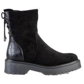 J. Star Mockanarbetare med bindning svart