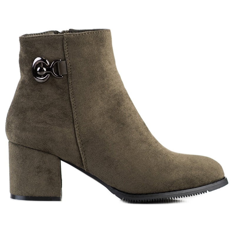 J. Star Högklackade stövlar grön