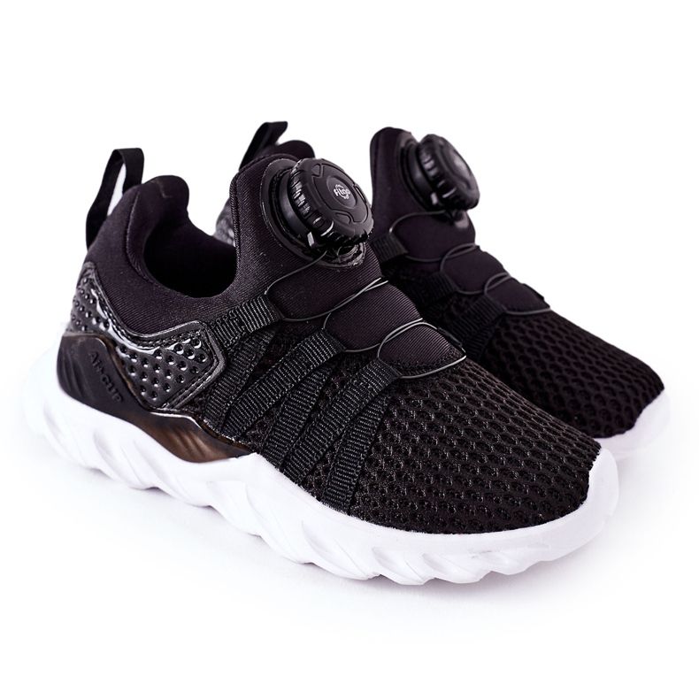 Barnsportskor med ABCKIDS -vred Svart